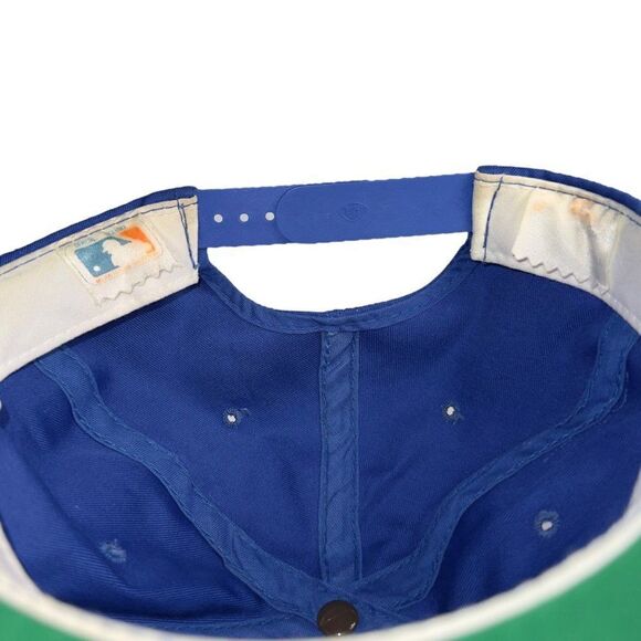 The Game 90s Vintage Chicago Cubs Snapback Hat Blue / White Adjustable OS - Picture 6 of 8